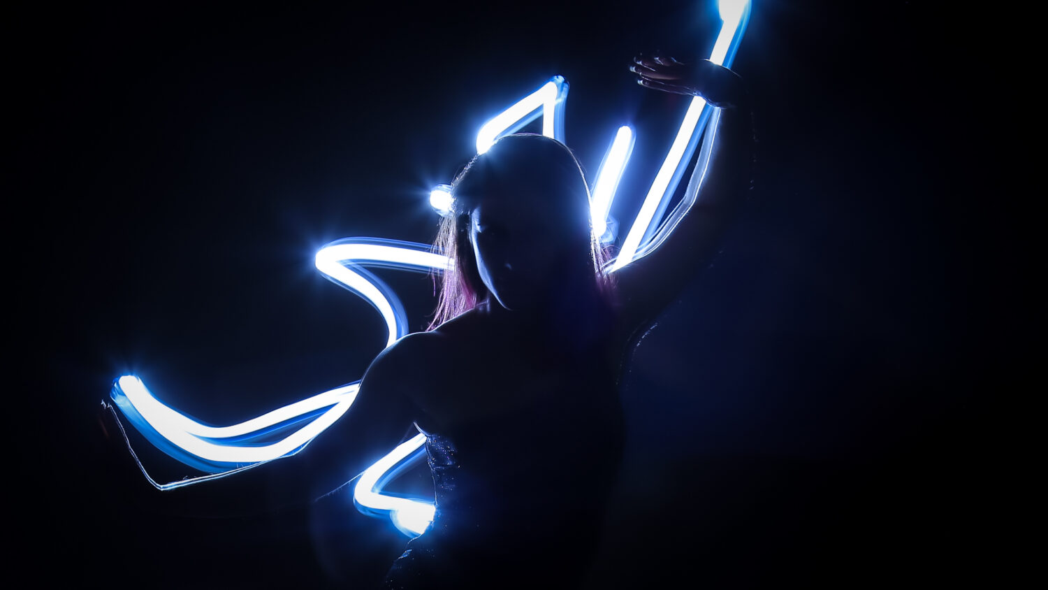 Amber Tacy Light Painting